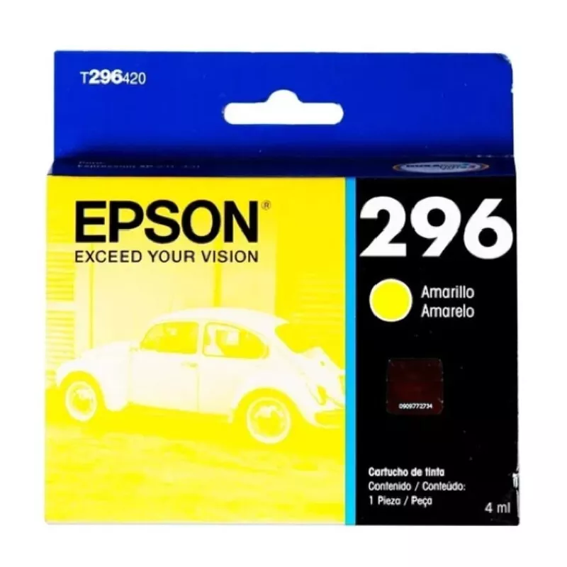 Cartucho original EPSON 296 amarillo