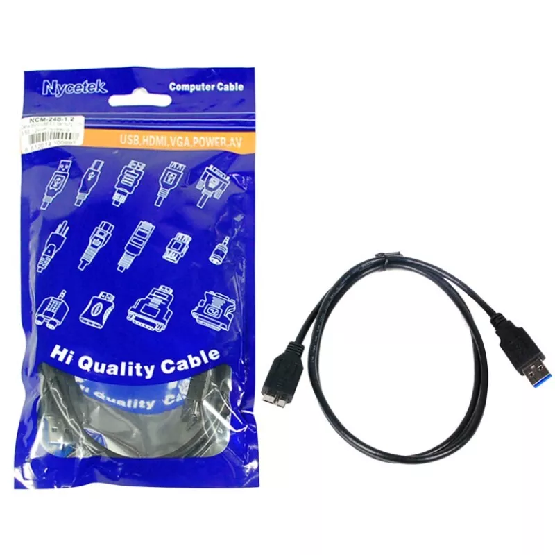 CABLE USB NYCETEK NCM-248-1.2 MICRO 3.0