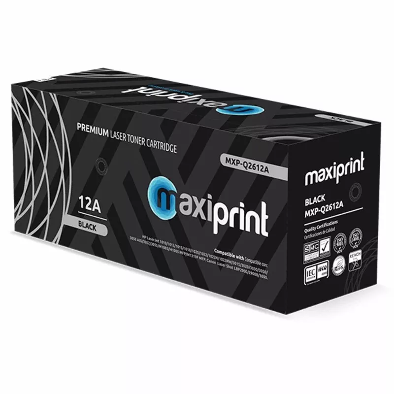 TONER MAXIPRINT MXP-Q2612A/FX104/FX9 NEGRO