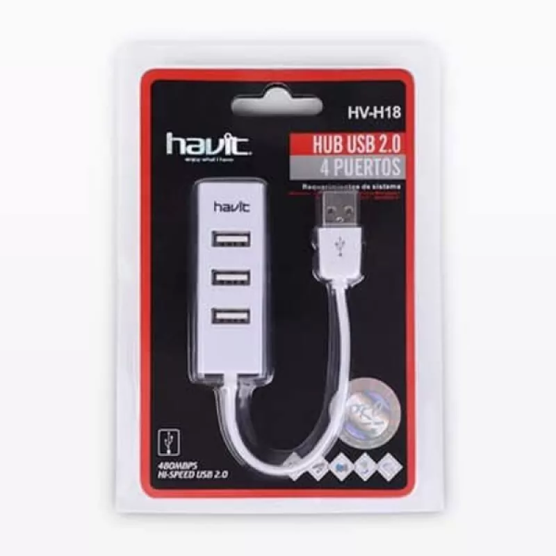 CONCENT USB 4 PTO HAVIT HV-H18 USB 2.0