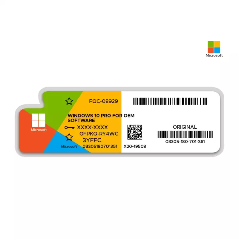 Licencia Microsoft Windows 10 Pro