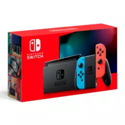 Consola Nintendo Switch V2 Azul Y Rojo Neon