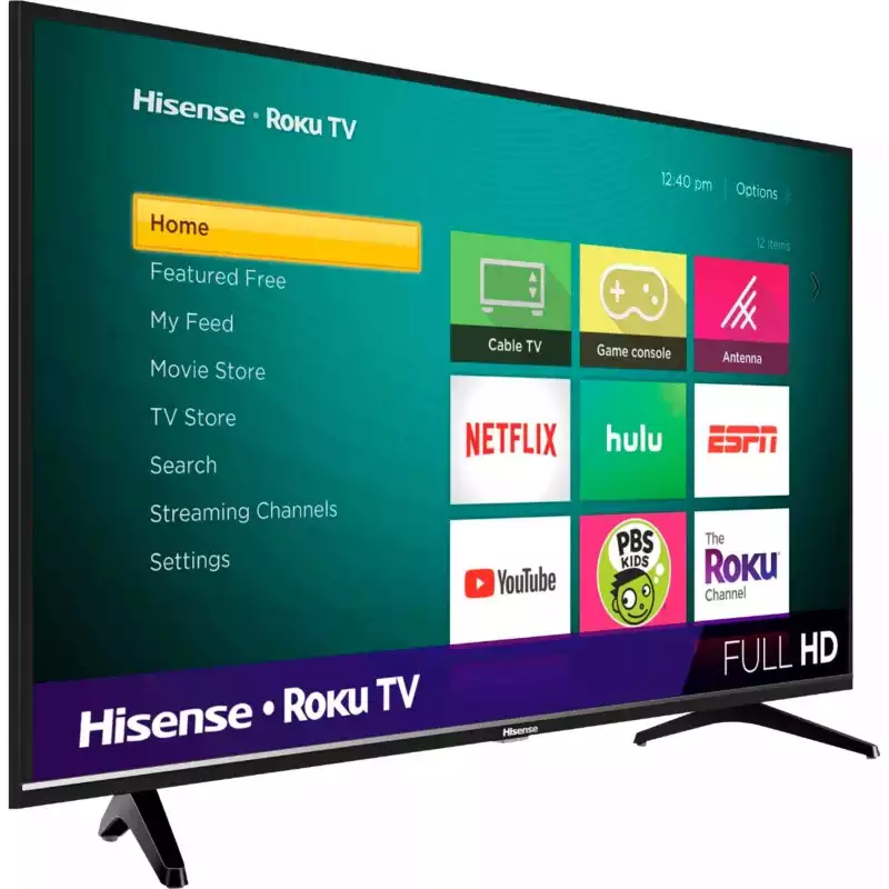 Televisor Hisense 40 pulgadas Smart Roku 40H4F