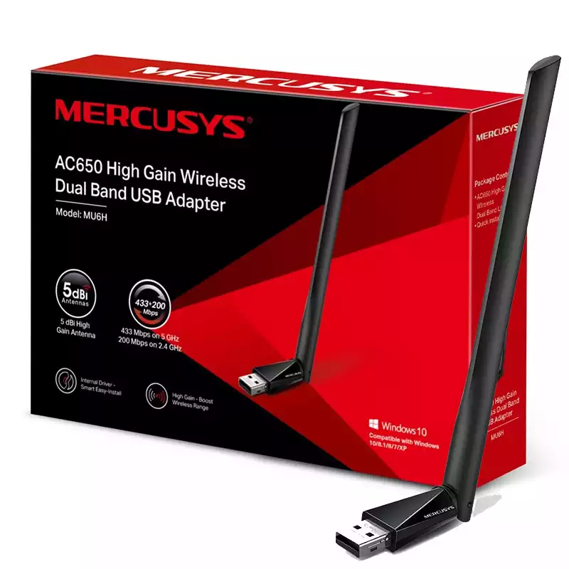 WIRELESS USB MERCUSYS AC650 MU6H
