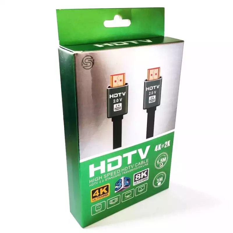 CABLE HDTV HDMI A HDMI (EB-23HVA) 2.0 4K 2K 3D 1.5M