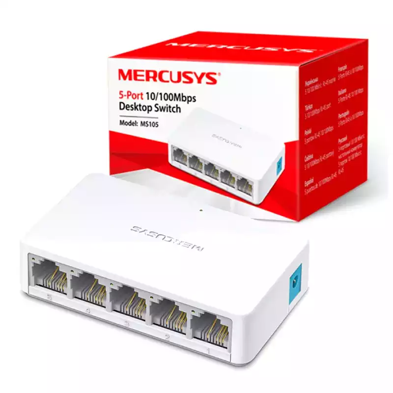 SWITCH MERCUSYS MS105 5 PTO 10/100 MBPS