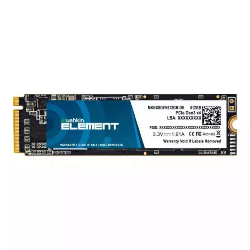 DISCO DURO SOLIDO 512GB MUSHKIN ELEMENT PCI-E NVME M.2